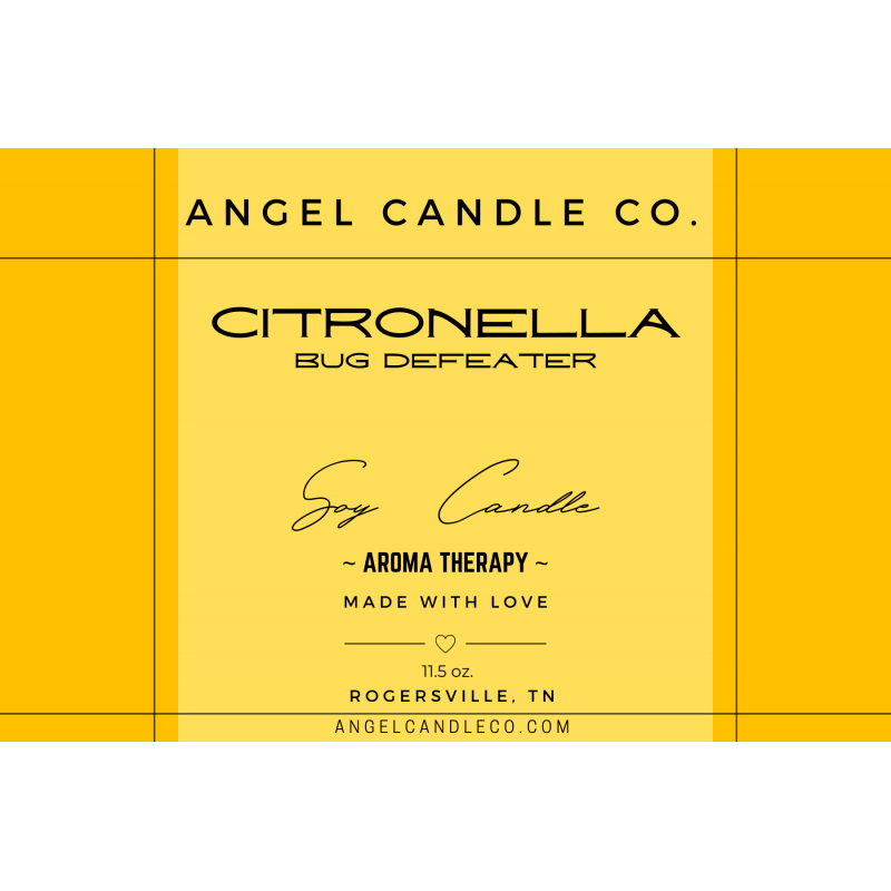 Candle In A Can - Citronella