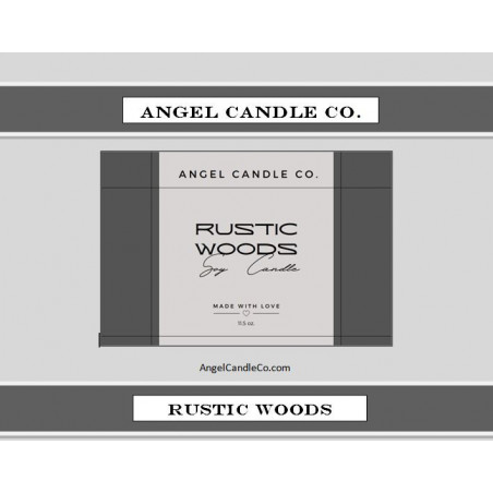 Candle In A Can - Rustic Woods