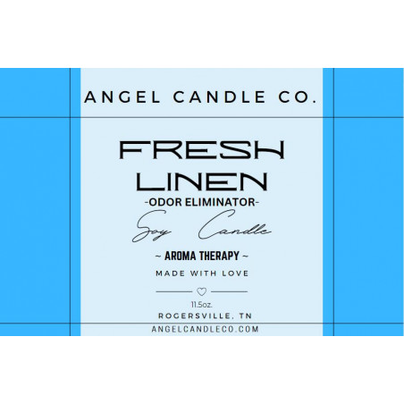 Candle In A Can - Fresh Linen (Odor Eliminator)
